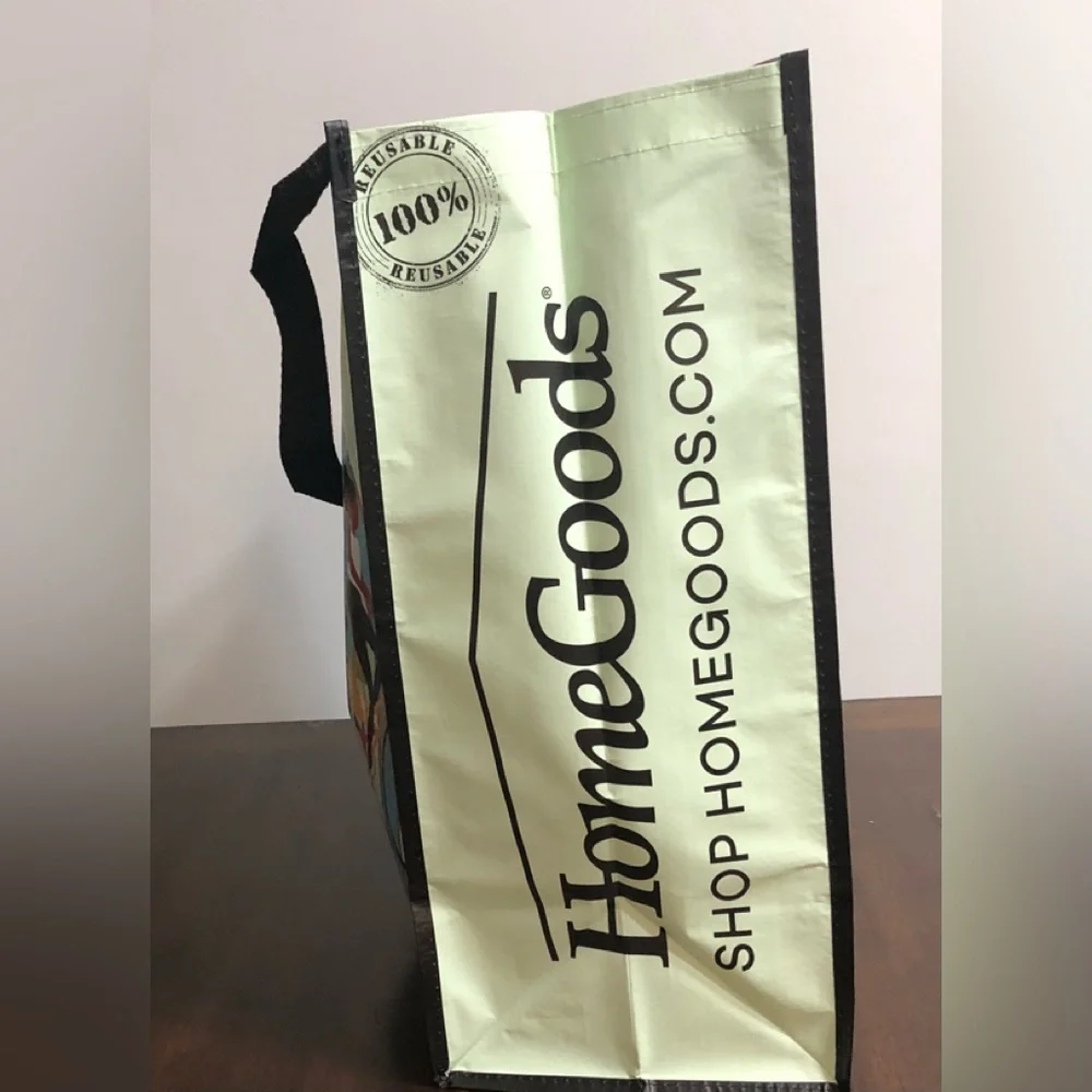 HomeGood Tote Reusable bag recreational restaurant biking park graphic